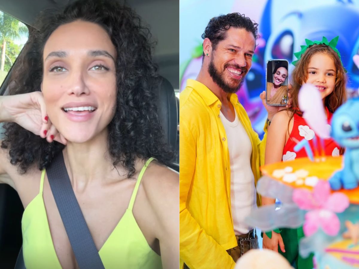 Débora Nascimento busca filha na escola após período ausente 1 debora nascimento busca filha na escola apos periodo ausente