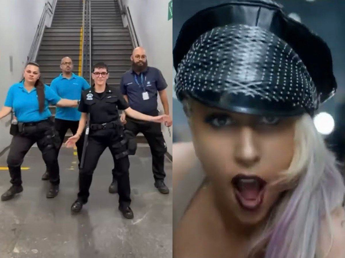 Lady Gaga no Brasil: Funcionários do Metrô Recriam Clipe 1 lady gaga no brasil funcionarios do metro recriam clipe