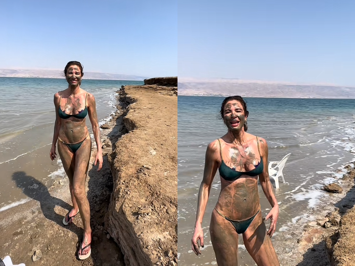 Luciana Gimenez Se Inspira em Cleópatra com Banho de Lama 1 luciana gimenez se inspira em cleopatra com banho de lama