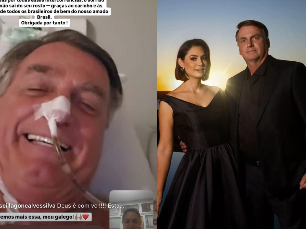 Michelle celebra melhora de Jair Bolsonaro após internação 1 michelle celebra melhora de jair bolsonaro apos internacao