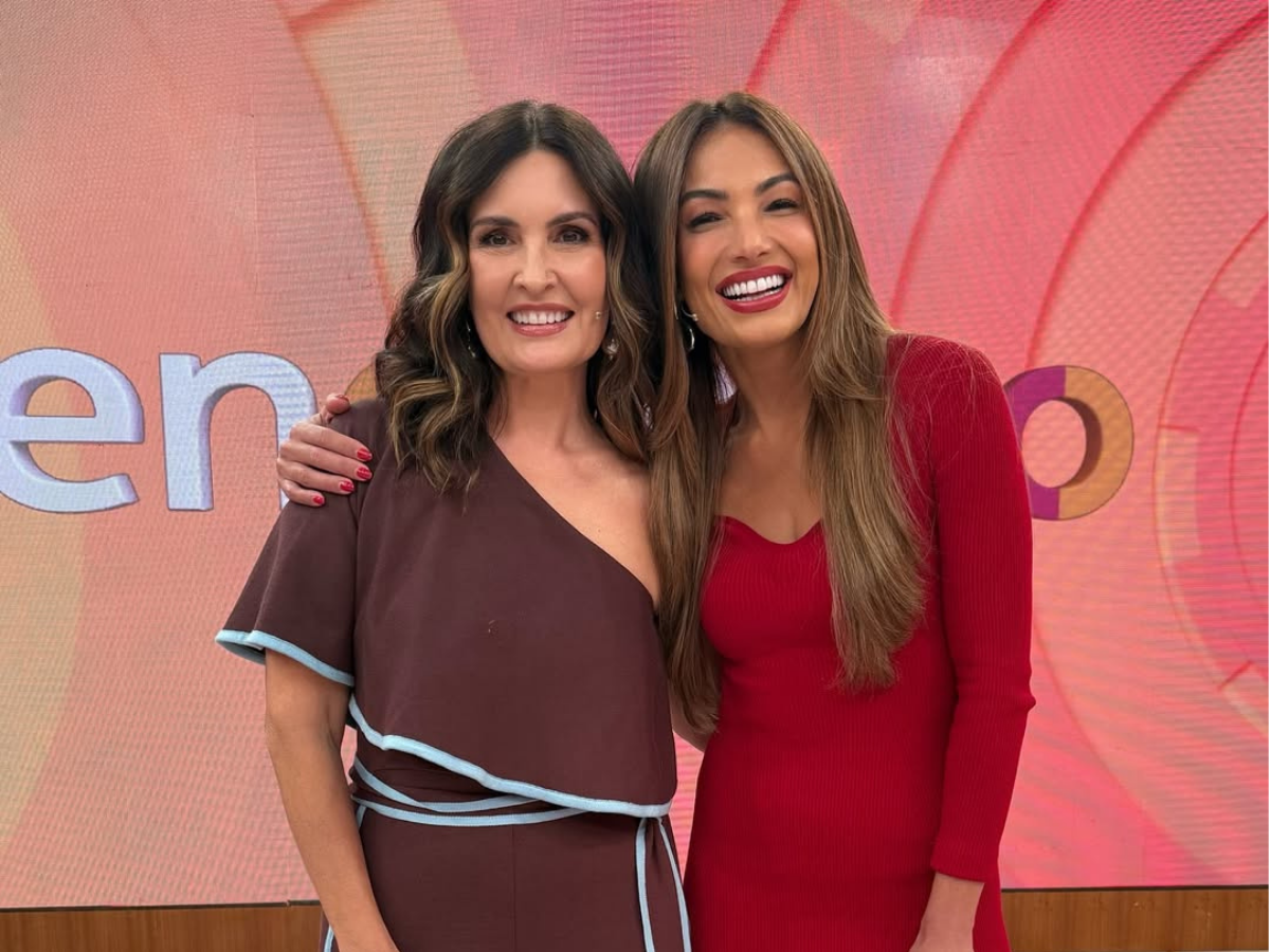 patricia poeta homenageia fatima bernardes no encontro