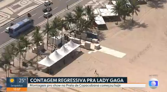 Preparativos para o Grande Show de Lady Gaga em Copacabana 1 preparativos para o grande show de lady gaga em copacabana