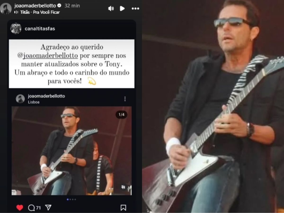 Tony Bellotto, do Titãs, Recebe Alta Hospitalar Após Passar por Cirurgia 1 tony bellotto do titas recebe alta hospitalar apos passar por cirurgia