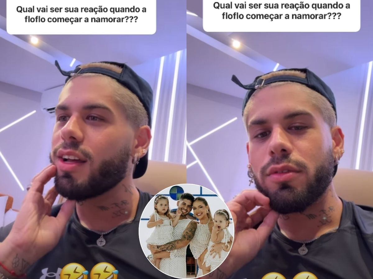 Zé Felipe revela como reagirá ao namoro de Maria Flor 1 ze felipe revela como reagira ao namoro de maria flor