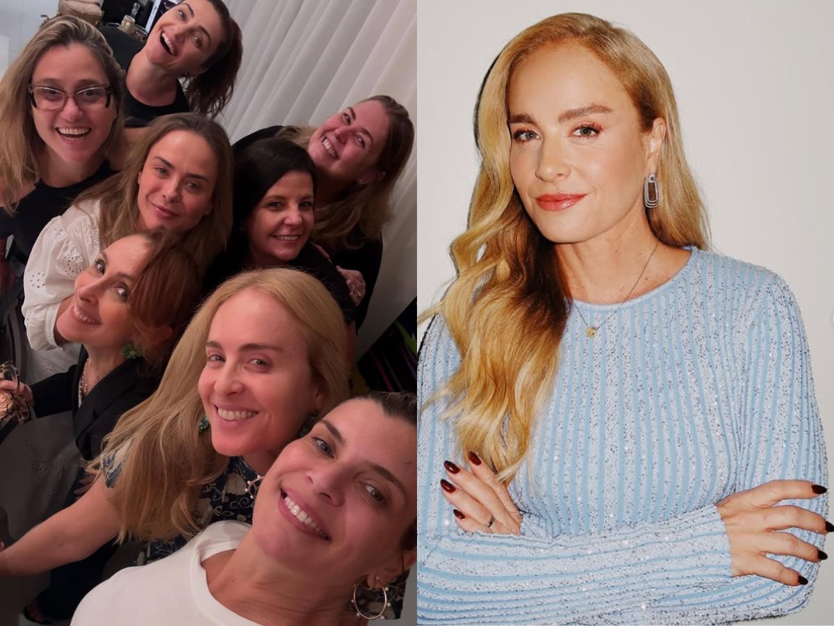 Angélica se diverte em jantar após polêmica com a nora 1 angelica se diverte em jantar apos polemica com a nora