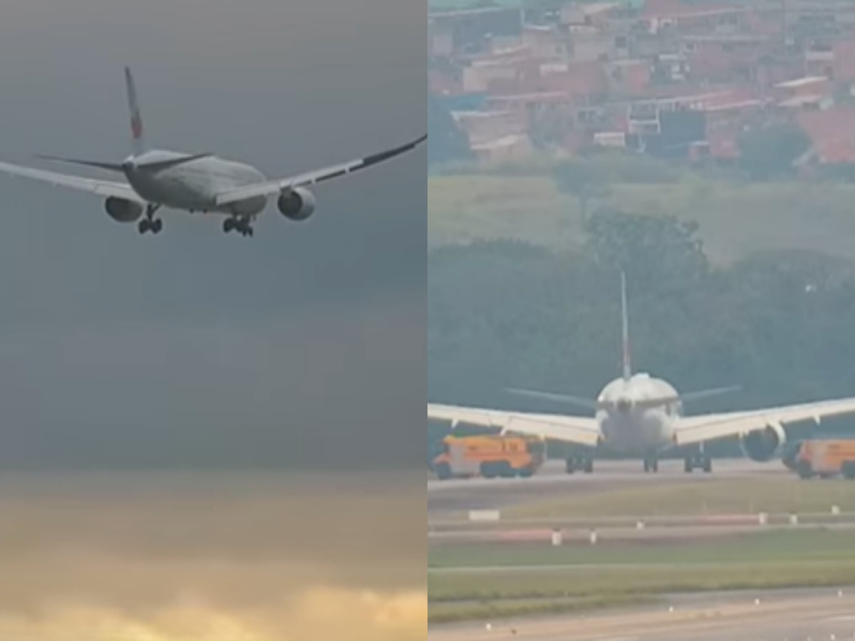 Avião pousa em SP após piloto declarar urgência 1 aviao pousa em sp apos piloto declarar urgencia