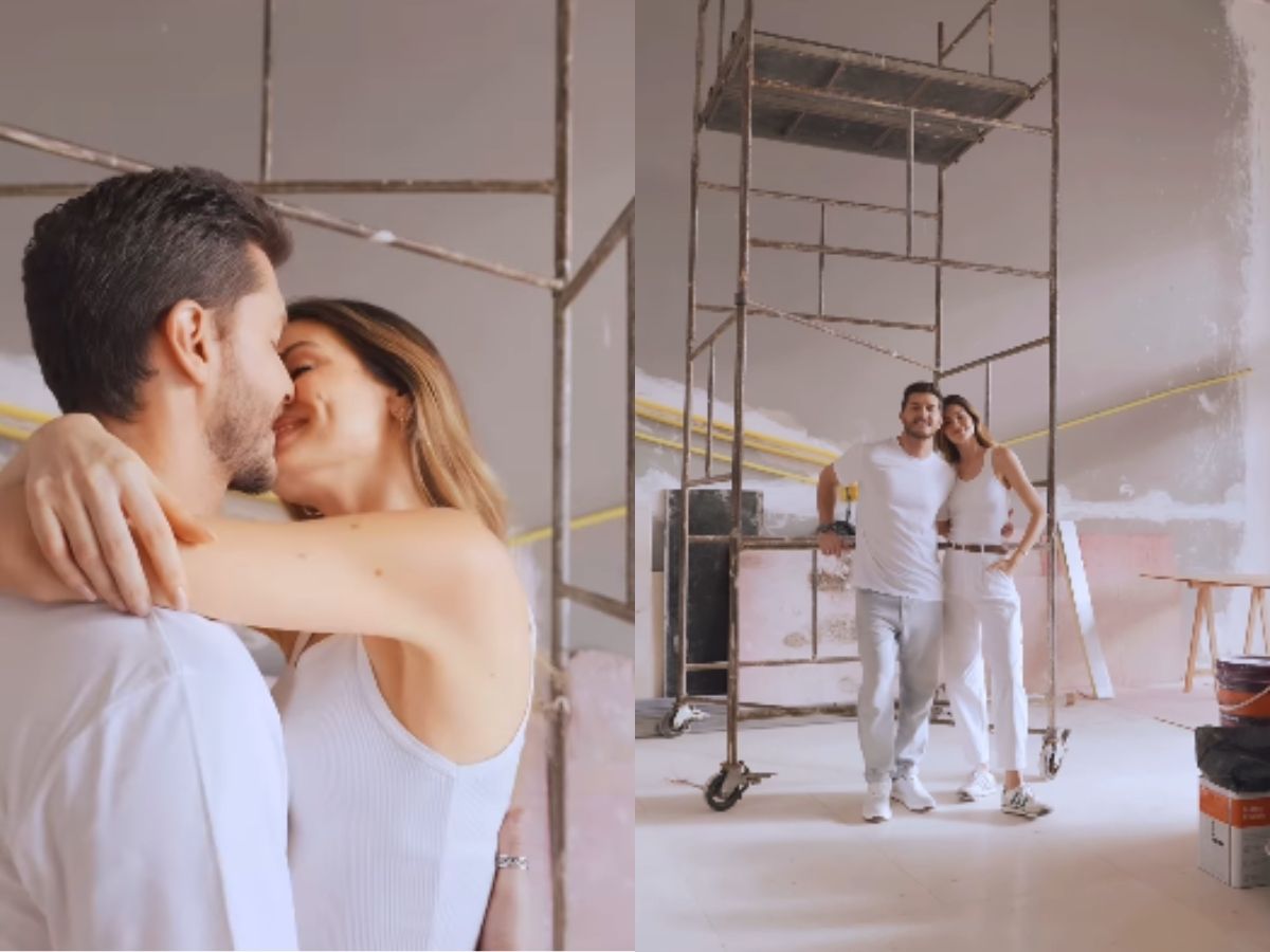 Camila Queiroz e Klebber Toledo exibem mansão em construção 1 camila queiroz e klebber toledo exibem mansao em construcao