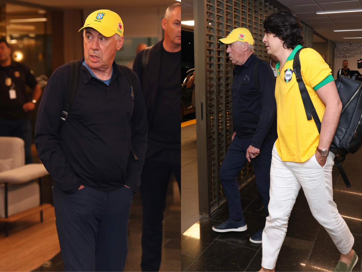 Carlo Ancelotti chega ao Rio para comandar a Seleção 1 carlo ancelotti chega ao rio para comandar a selecao