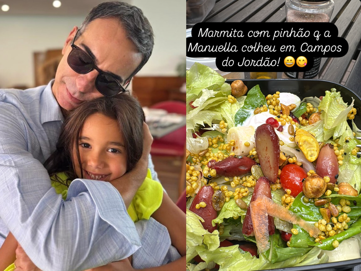 César Tralli leva marmita para a Globo com toque da filha 1 cesar tralli leva marmita para a globo com toque da filha