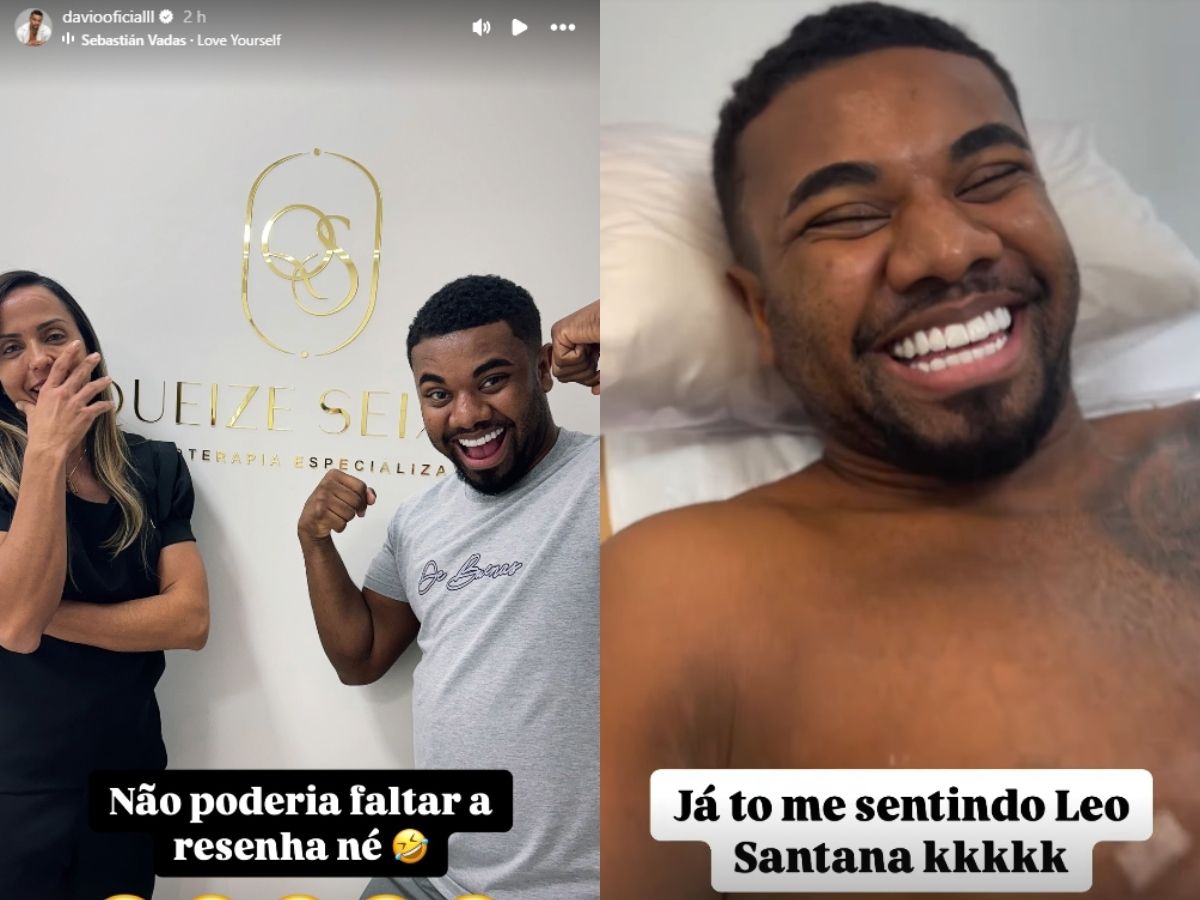 Davi Brito exibe abdômen após lipo HD e se compara a Leo Santana 1 davi brito exibe abdomen apos lipo hd e se compara a leo santana