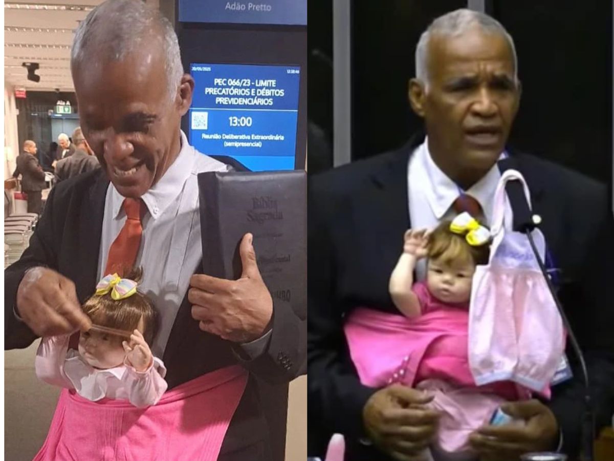 Deputado Pastor Sargento Isidório Leva Bebê Reborn à Câmara 1 deputado pastor sargento isidorio leva bebe reborn a camara