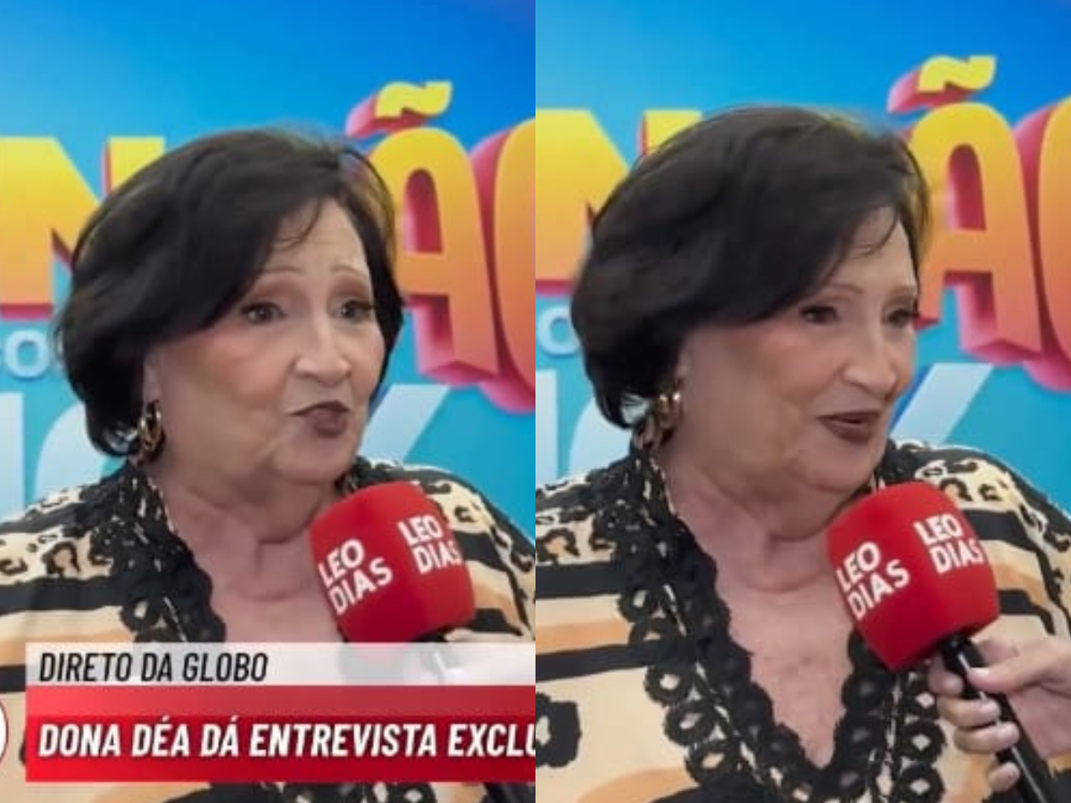 Dona Déa manda recado e comenta sucesso no Domingão 1 dona dea manda recado e comenta sucesso no domingao