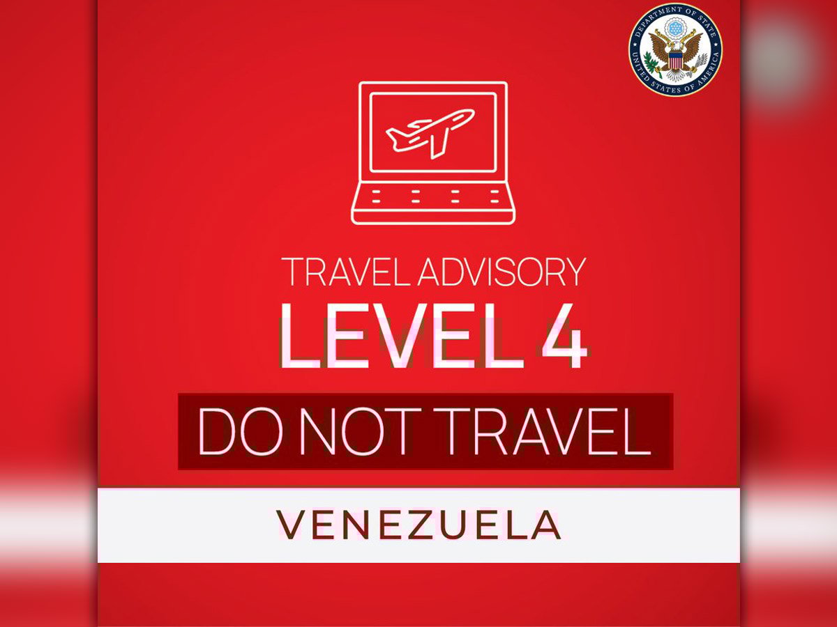 Embaixada dos EUA alerta cidadãos americanos a não viajarem para Venezuela 1 embaixada dos eua alerta cidadaos americanos a nao viajarem para venezuela