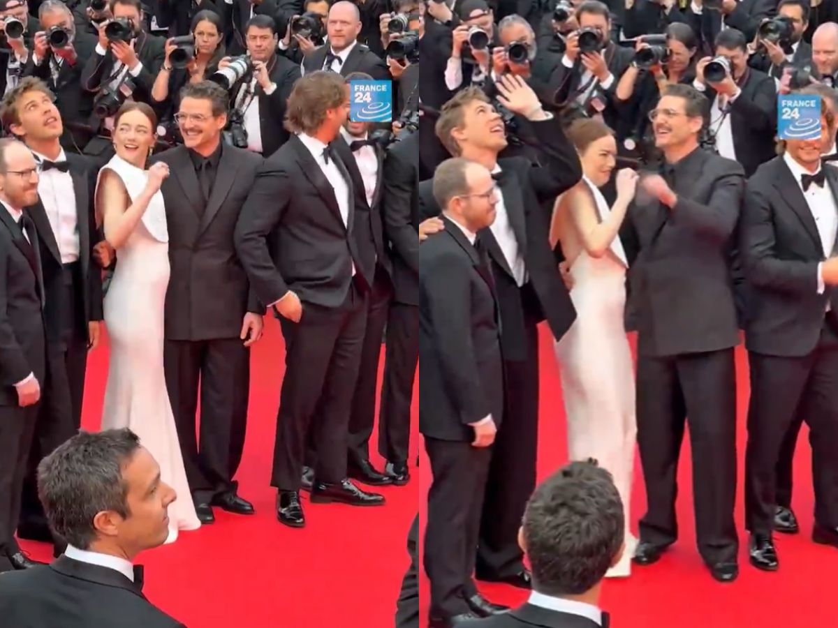 Emma Stone Surpreendida por Abelha em Cannes e Reação Viraliza 1 emma stone surpreendida por abelha em cannes e reacao viraliza