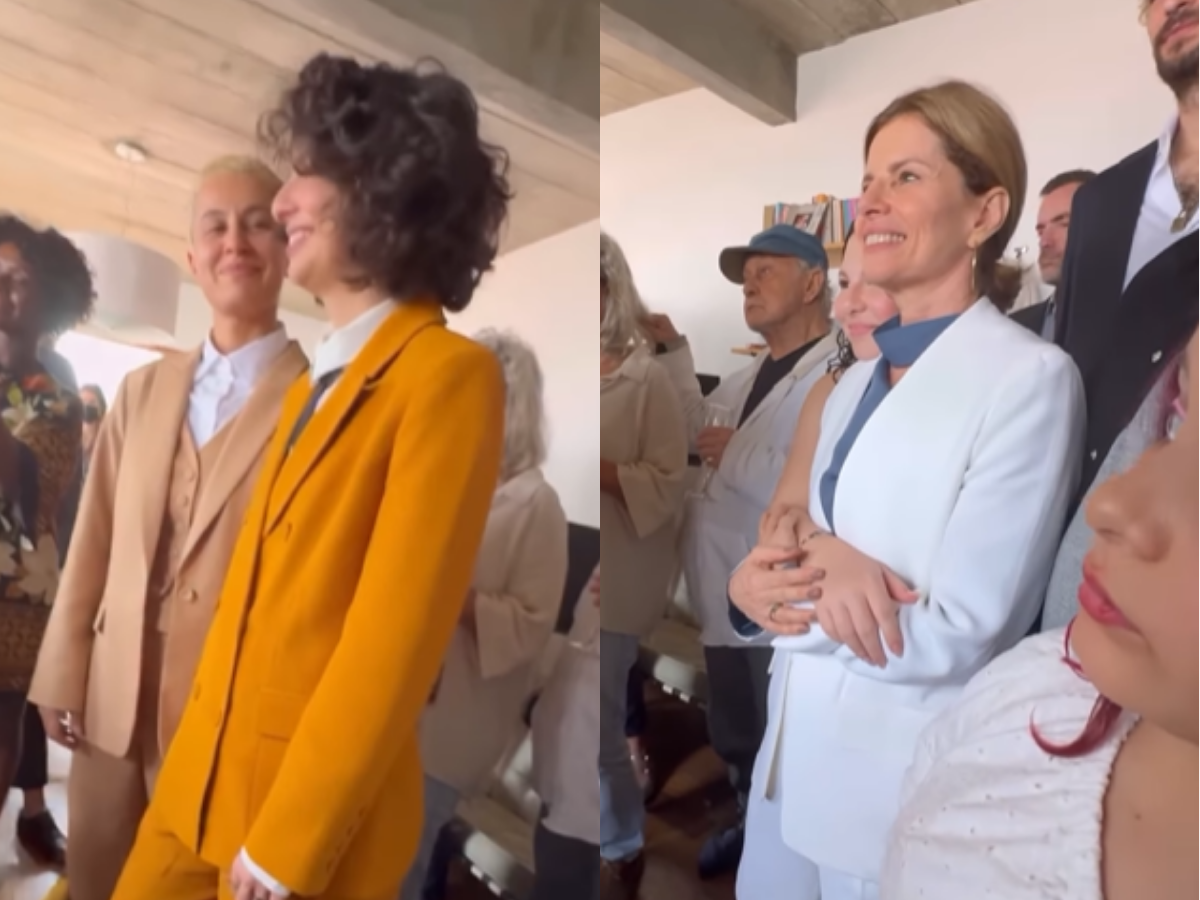 Filha de Debora Bloch se casa com cantora em cerimônia intimista 1 filha de debora bloch se casa com cantora em cerimonia intimista