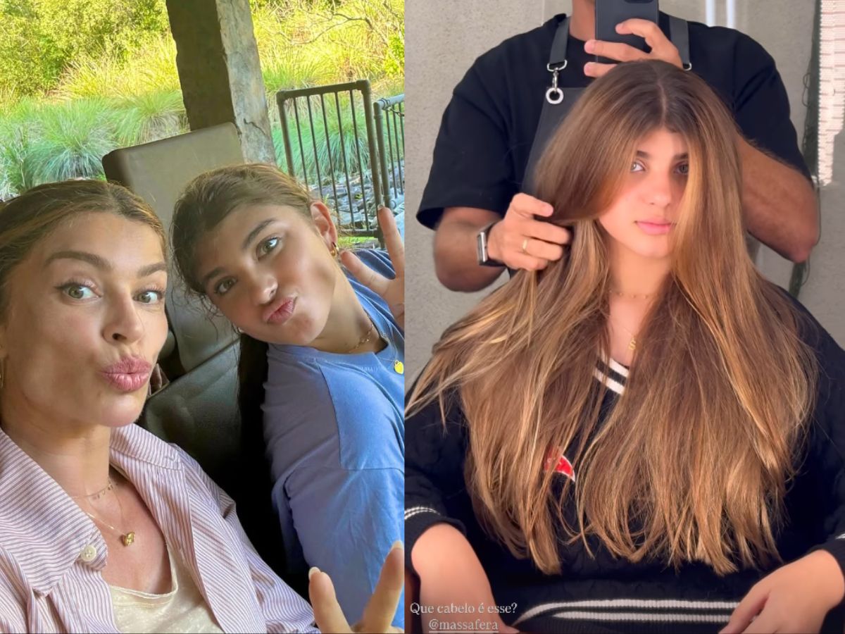 Filha de Grazi Massafera renova visual com mechas loiras 1 filha de grazi massafera renova visual com mechas loiras