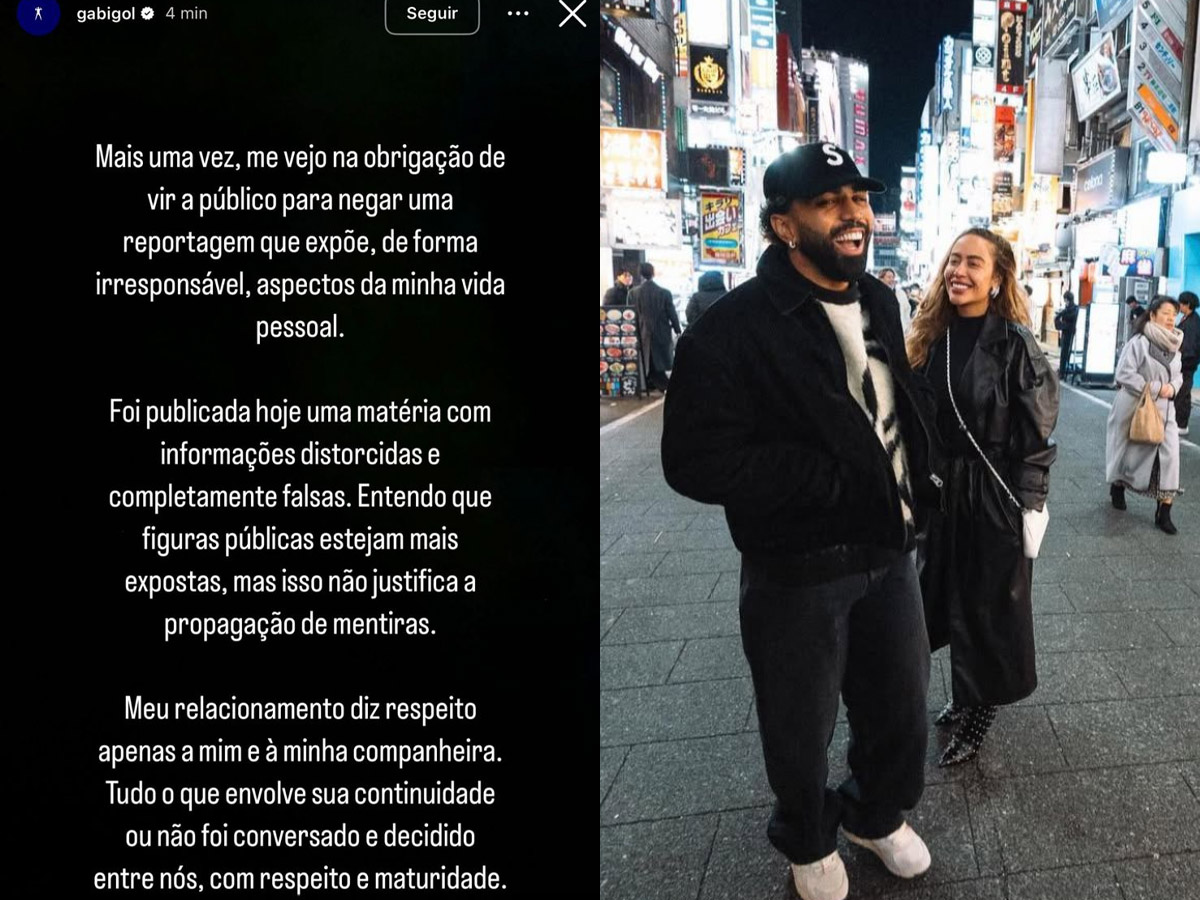 Gabigol se pronuncia sobre fim de relacionamento com Rafaella 1 gabigol se pronuncia sobre fim de relacionamento com rafaella