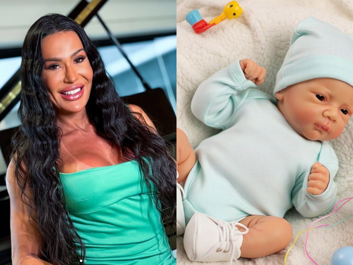 Gracyanne Barbosa Anuncia Adoção de Bebê Reborn 1 gracyanne barbosa anuncia adocao de bebe reborn