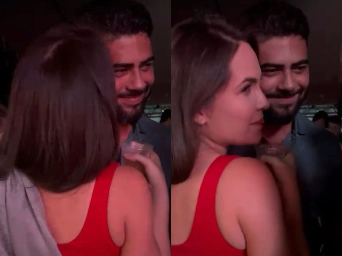 Henrique e Amanda Vasconcelos São Flagrados em Vale Night Trocando Carinhos 1 henrique e amanda vasconcelos sao flagrados em vale night trocando carinhos