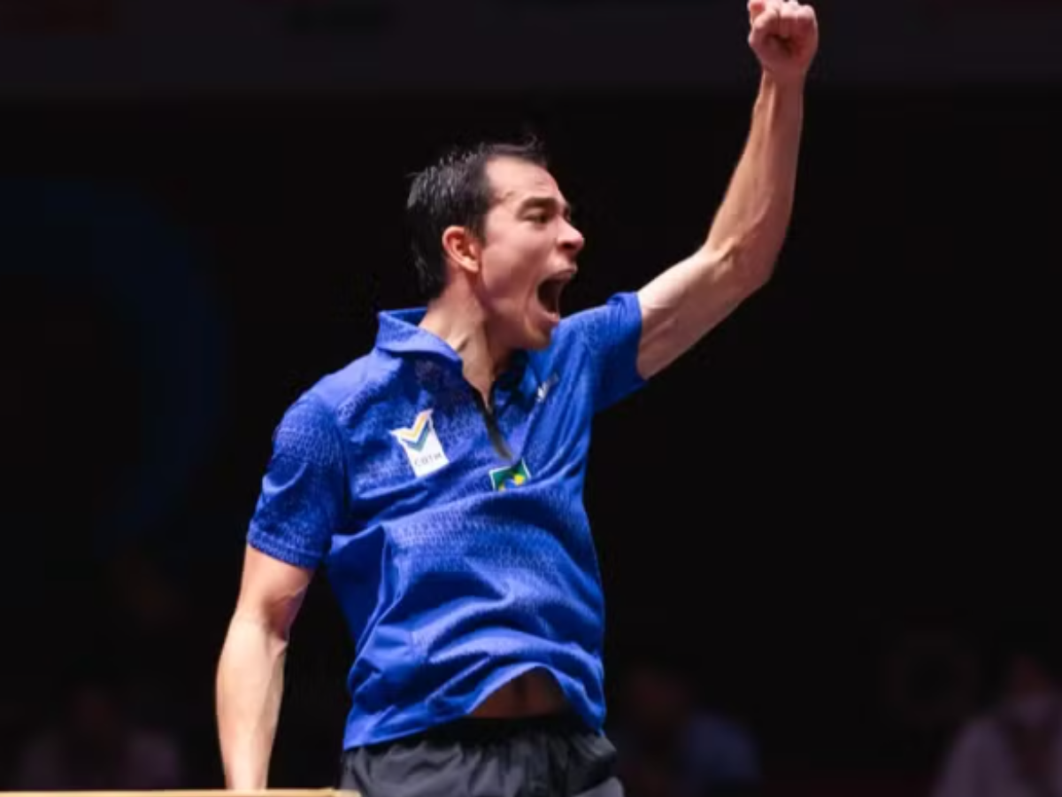 Hugo Calderano dá show, vai às quartas e mira pódio no Mundial de Tênis de Mesa 1 hugo calderano da show vai as quartas e mira podio no mundial de tenis de mesa