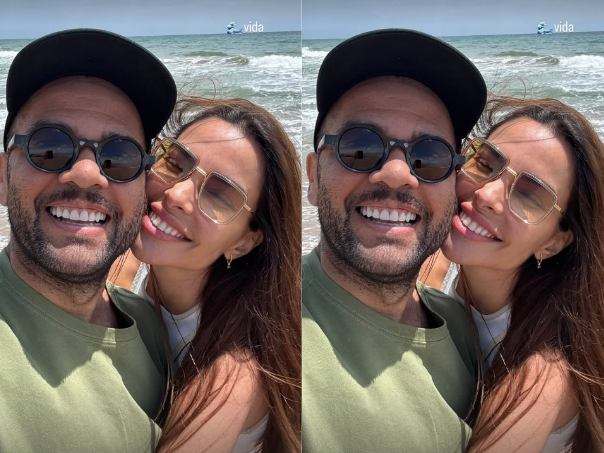 Joana Sanz compartilha rara foto com Daniel Alves nas redes 1 joana sanz compartilha rara foto com daniel alves nas redes