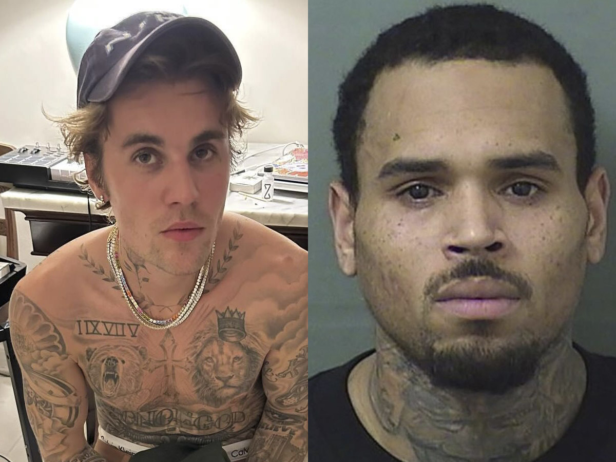 Justin Bieber apoia Chris Brown após prisão por agressão 1 justin bieber apoia chris brown apos prisao por agressao