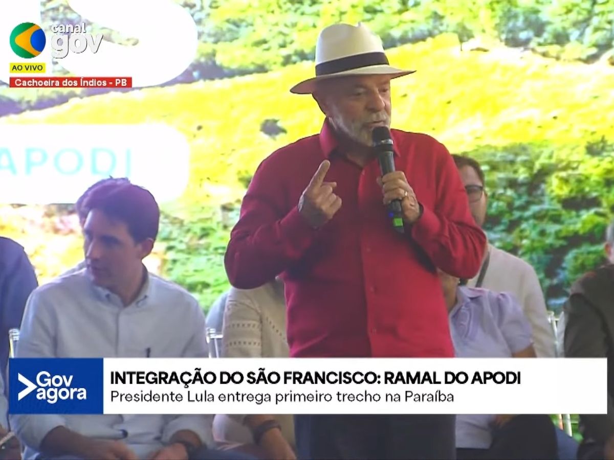 Lula critica governos anteriores por falta de coragem na transposição 1 lula critica governos anteriores por falta de coragem na transposicao
