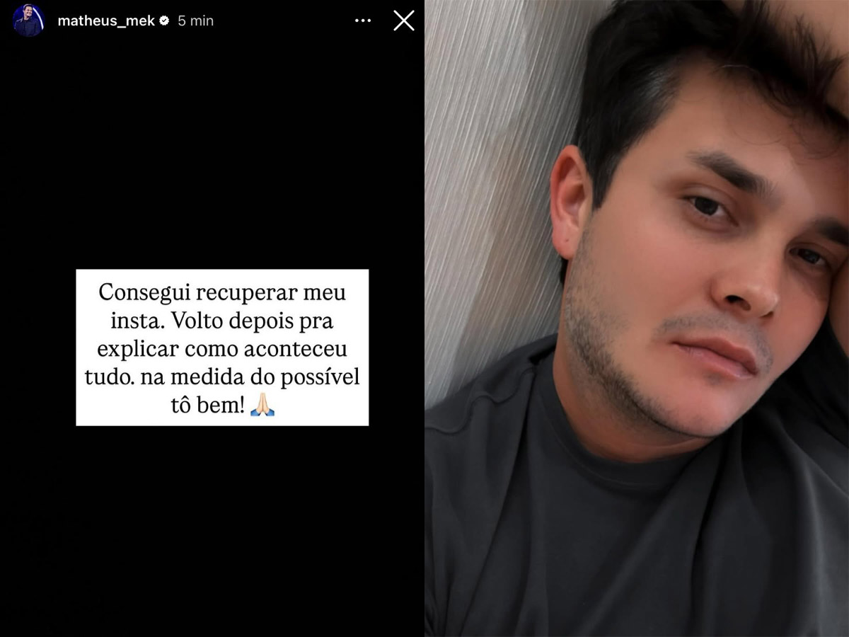Matheus recupera perfil no Instagram após assalto: Tô bem 1 matheus recupera perfil no instagram apos assalto to bem