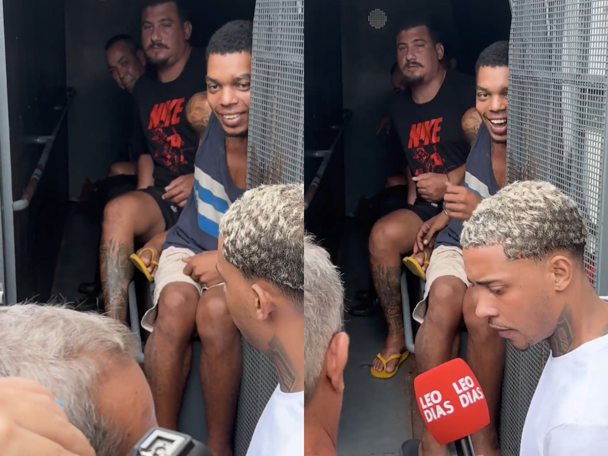 MC Poze é Transferido para Penitenciária em Camburão com Outros Presos 1 mc poze e transferido para penitenciaria em camburao com outros presos