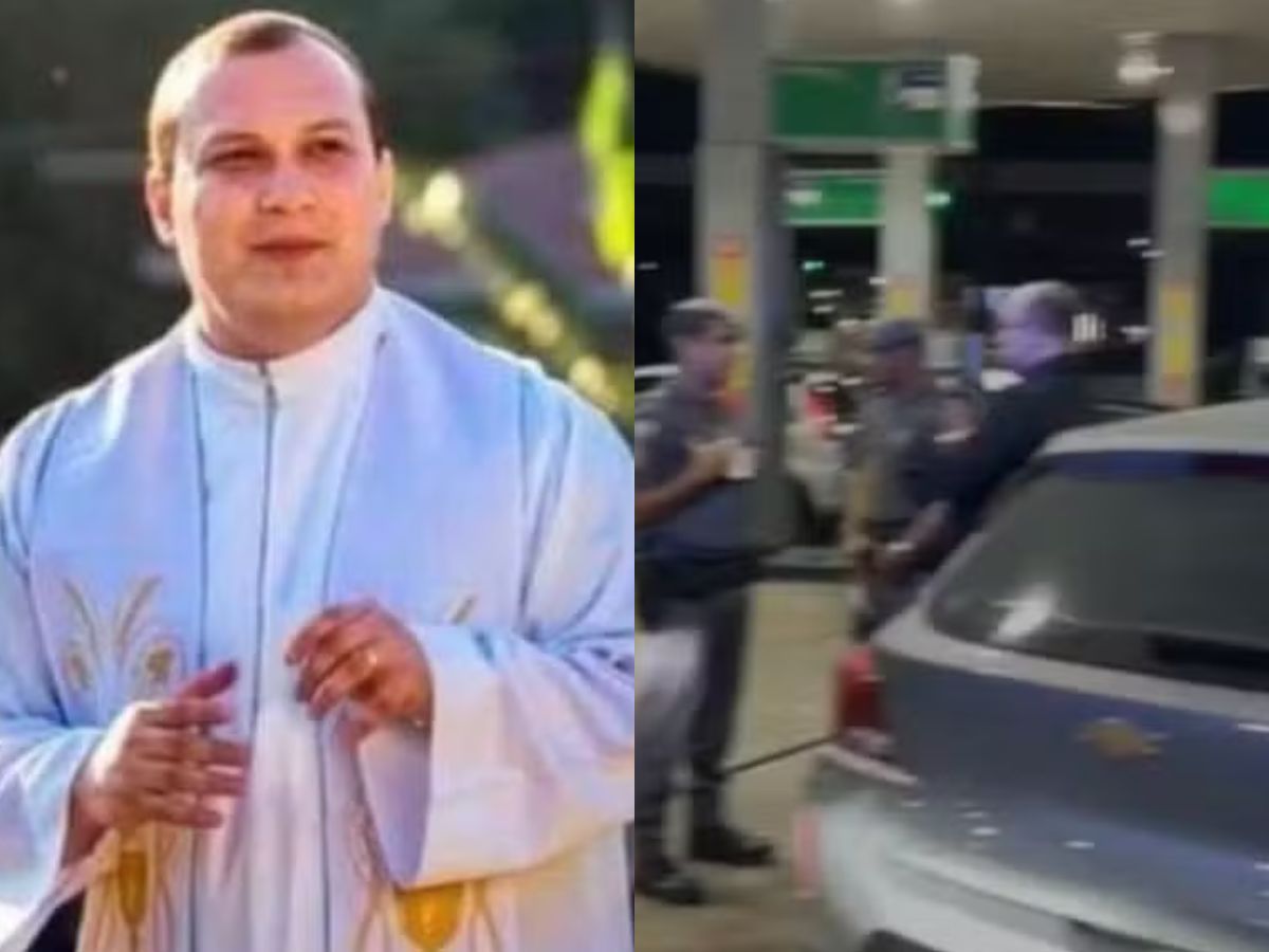 Padre é detido após confusão em posto de gasolina 1 padre e detido apos confusao em posto de gasolina