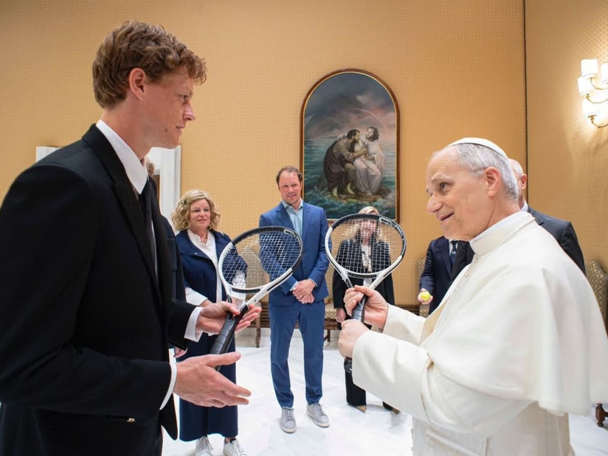 Papa Leão XIV Recebe Jannik Sinner no Vaticano 1 papa leao xiv recebe jannik sinner no vaticano