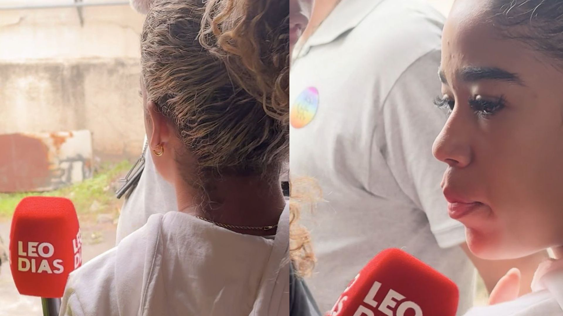 Repórter é Empurrada por Esposa de MC Poze em Delegacia 1 reporter e empurrada por esposa de mc poze em delegacia
