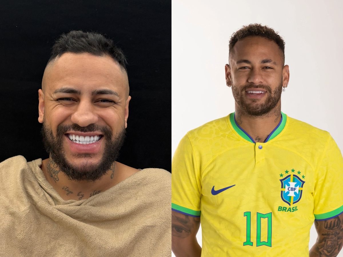 Sósia de Neymar investe R$40 mil em rinoplastia para se parecer mais 1 sosia de neymar investe r40 mil em rinoplastia para se parecer mais