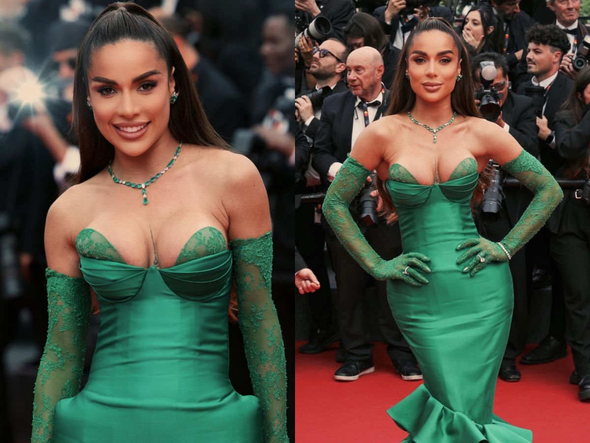 Tati Barbieri usa look de estilista brasileiro para representar o país em Cannes 1 tati barbieri usa look de estilista brasileiro para representar o pais em cannes