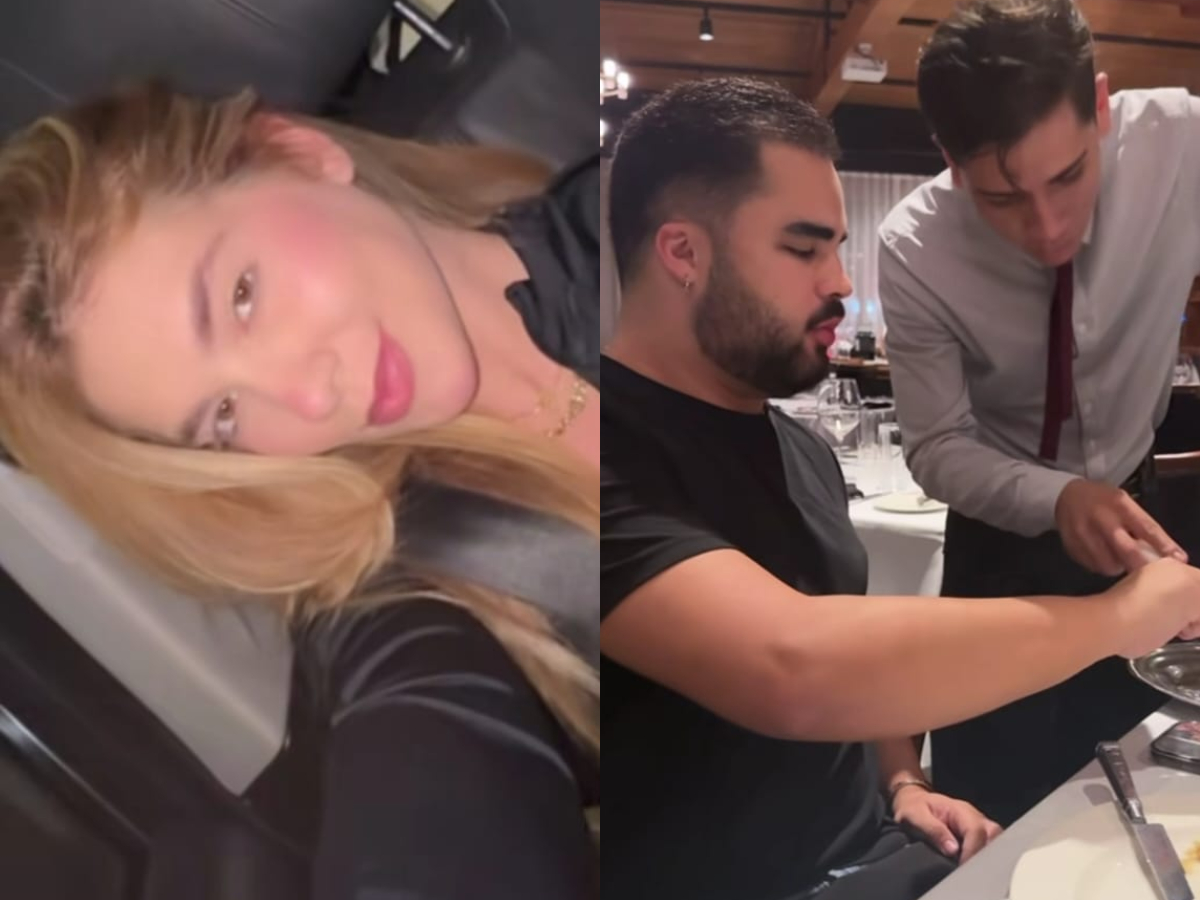 Treta? Que Nada! Lucas Guedez Surge com Virginia em Churrascaria e Faz a Festa 1 treta que nada lucas guedez surge com virginia em churrascaria e faz a festa