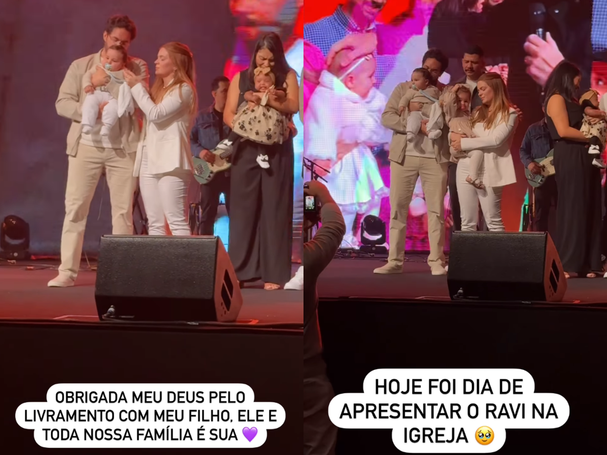 Viih Tube e Eliezer Apresentam Filho em Igreja Após Melhora de Saúde 1 viih tube e eliezer apresentam filho em igreja apos melhora de saude