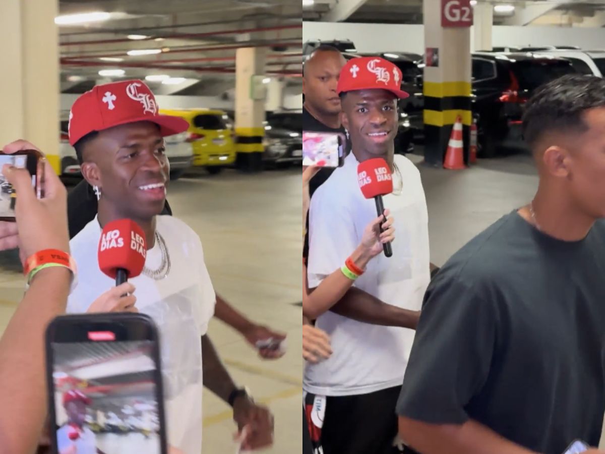 Vini Jr. fala sobre Ancelotti no Maracanã para jogo do Flamengo 1 vini jr fala sobre ancelotti no maracana para jogo do flamengo