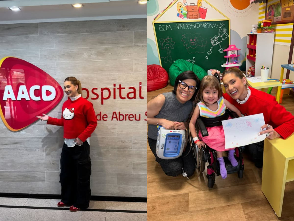 Virginia Fonseca Comove-se com Crianças da AACD em Visita 1 virginia fonseca comovese com criancas da aacd em visita