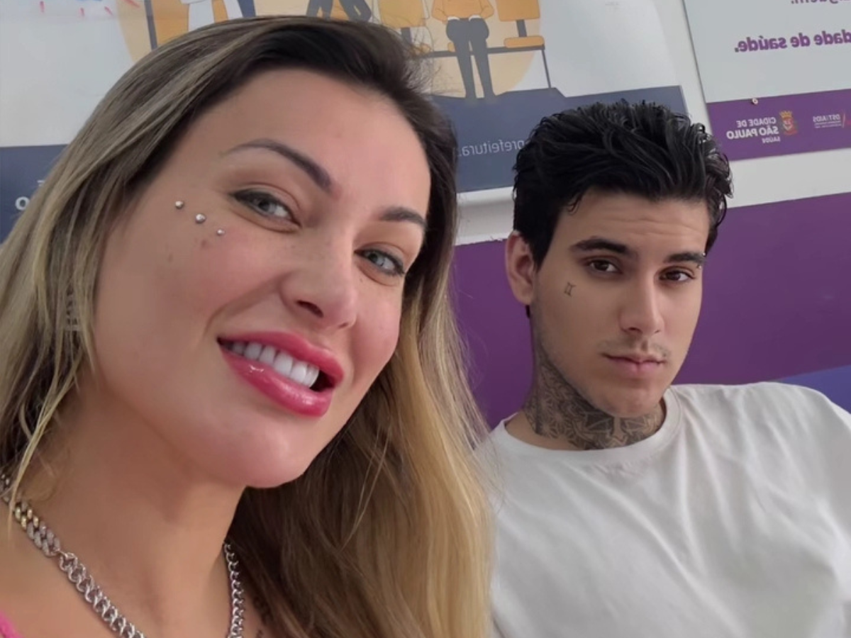 Andressa Urach Fala Sobre HIV e Prevenção em Posto de Saúde 1 andressa urach fala sobre hiv e prevencao em posto de saude