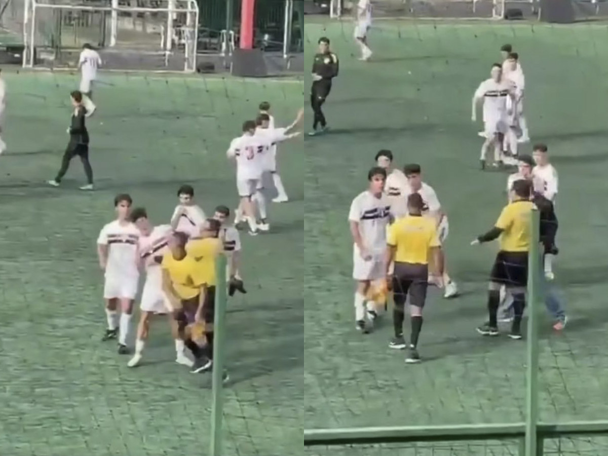 Bandeirinha Agrede Atleta e Provoca Confusão no Sub-17 1 bandeirinha agrede atleta e provoca confusao no sub17