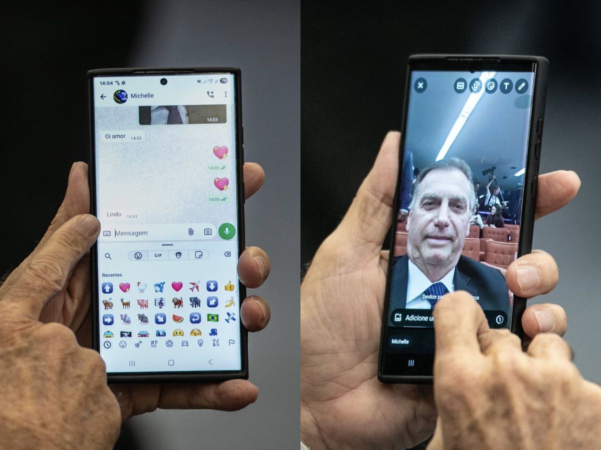 Bolsonaro Troca Mensagens com Michelle Durante Interrogatório no STF 1 bolsonaro troca mensagens com michelle durante interrogatorio no stf