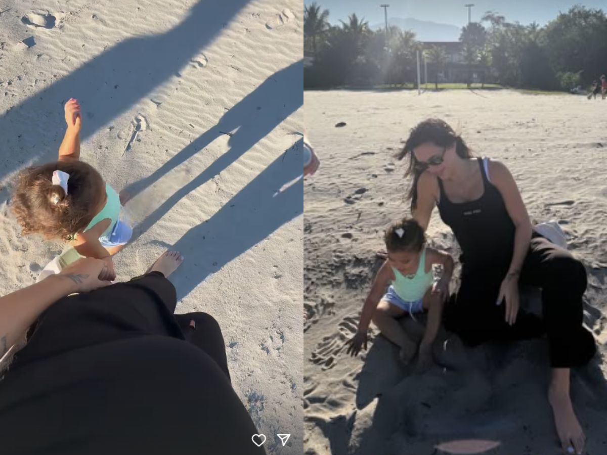 Bruna Biancardi curte dia de praia com Mavie e amigas 1 bruna biancardi curte dia de praia com mavie e amigas