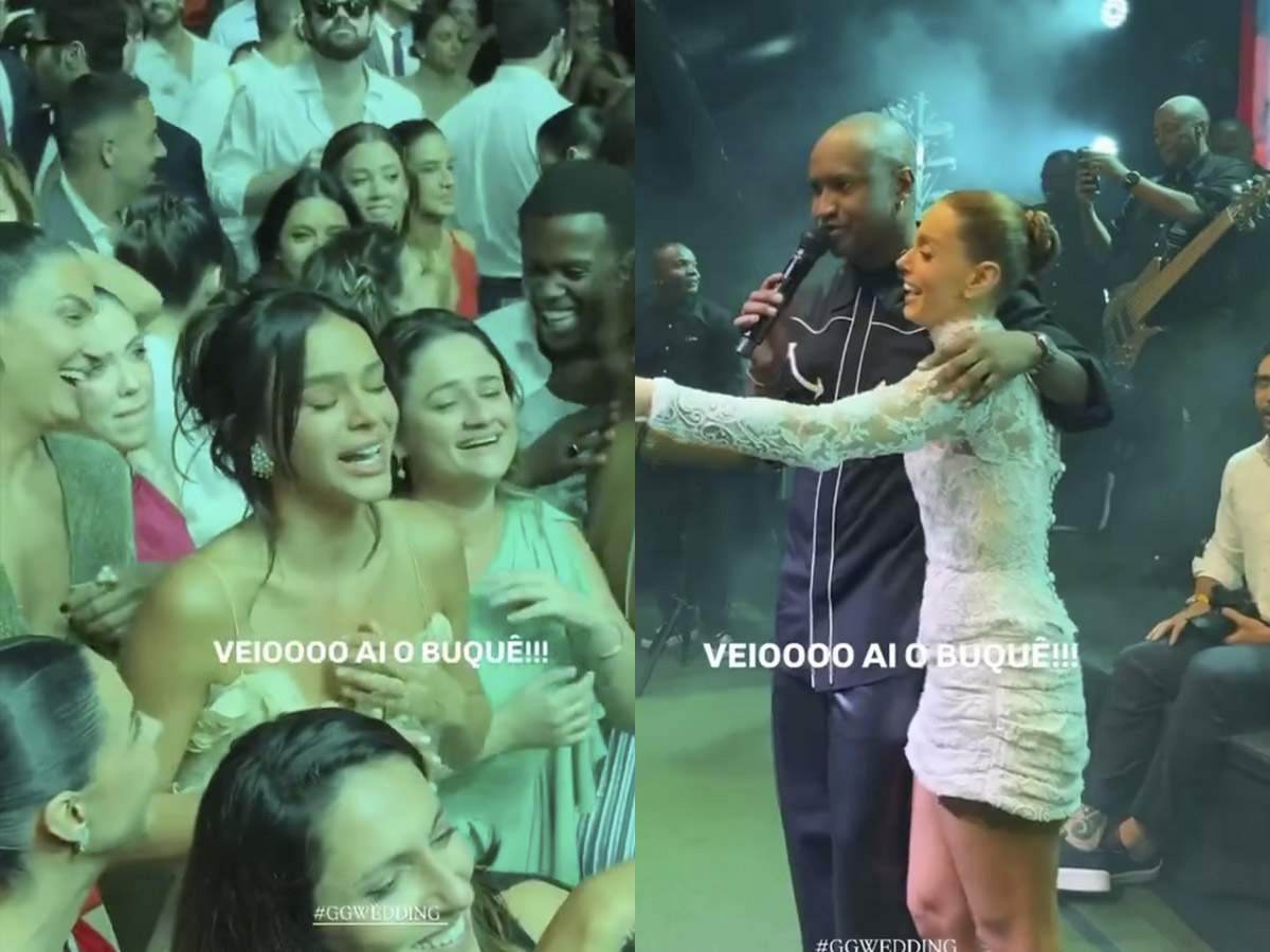 Bruna Marquezine erra estratégia e perde buquê de Giovanna Lancellotti 1 bruna marquezine erra estrategia e perde buque de giovanna lancellotti