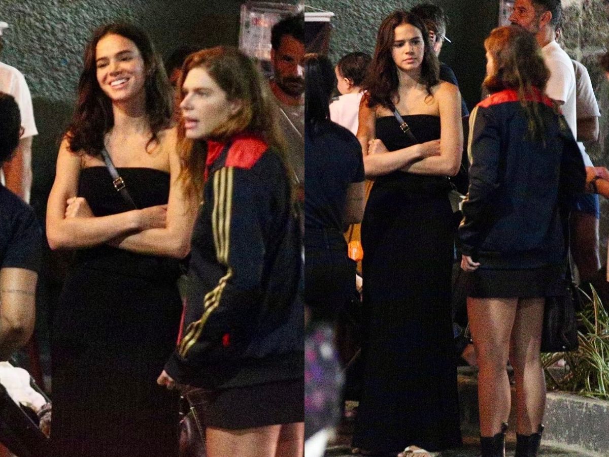 Bruna Marquezine se diverte em barzinho na Gávea 1 bruna marquezine se diverte em barzinho na gavea