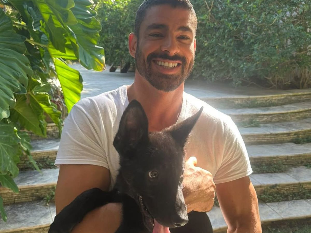 Cauã Reymond apresenta Batman, seu novo cachorro 1 caua reymond apresenta batman seu novo cachorro