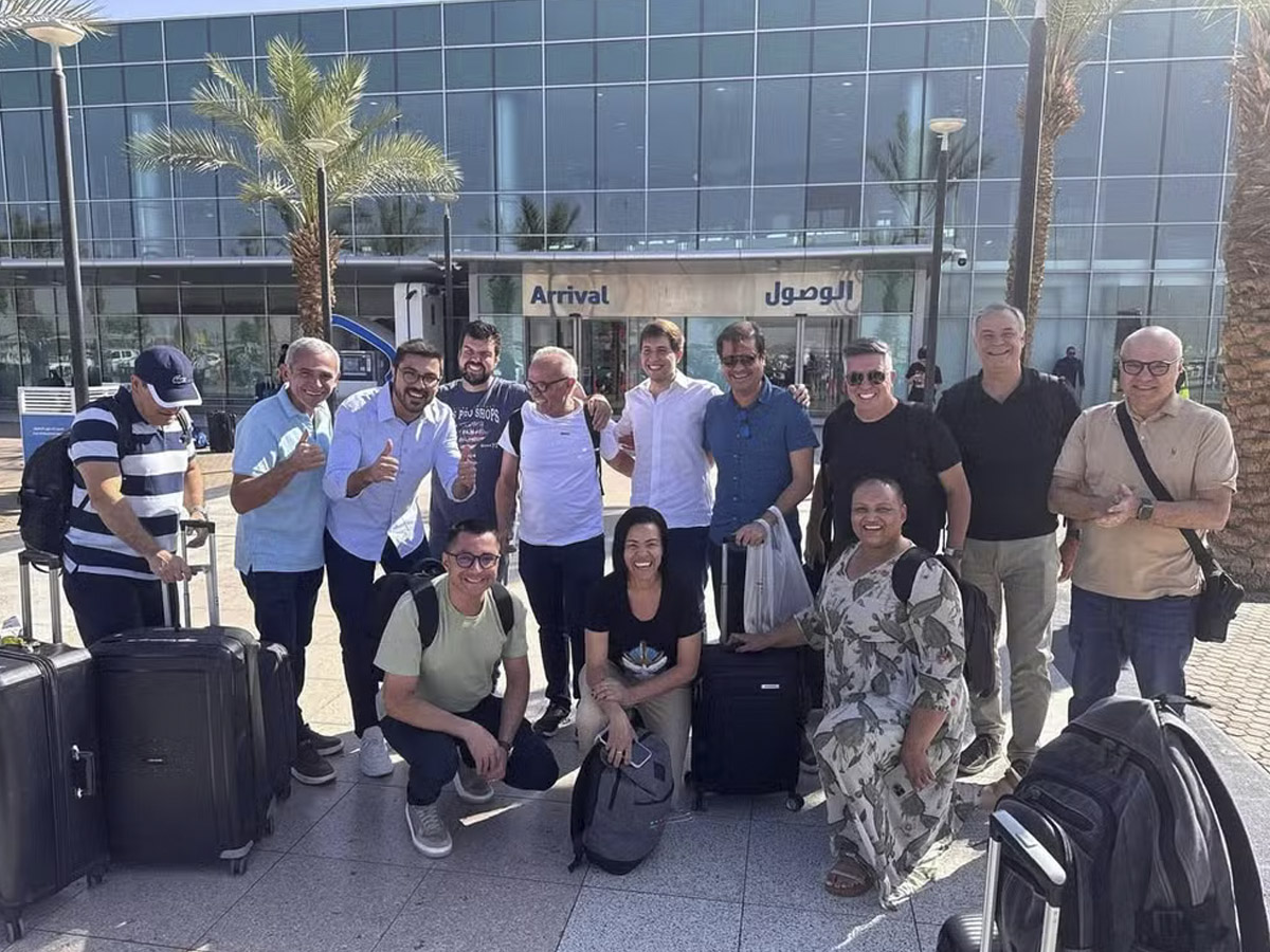 Comitiva Brasileira Embarca para o Brasil Após Deixar Israel em Meio ao Conflito 1 comitiva brasileira embarca para o brasil apos deixar israel em meio ao conflito