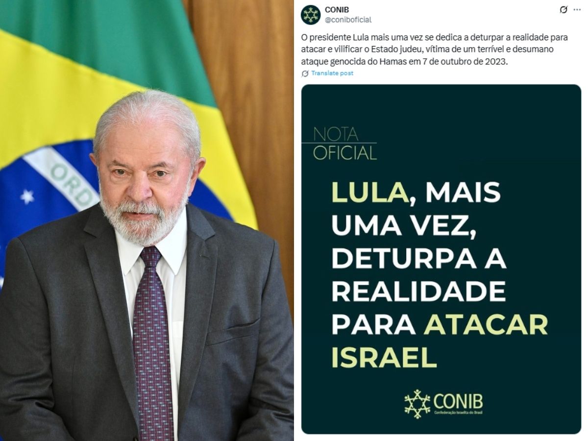 Confederação Israelita Afirma que Lula Alimenta Antissemitismo no Brasil 1 confederacao israelita afirma que lula alimenta antissemitismo no brasil