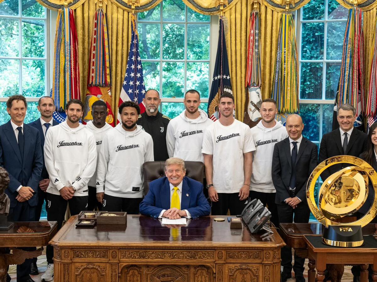 Donald Trump e a Visita do Time da Juventus à Casa Branca 1 donald trump e a visita do time da juventus a casa branca