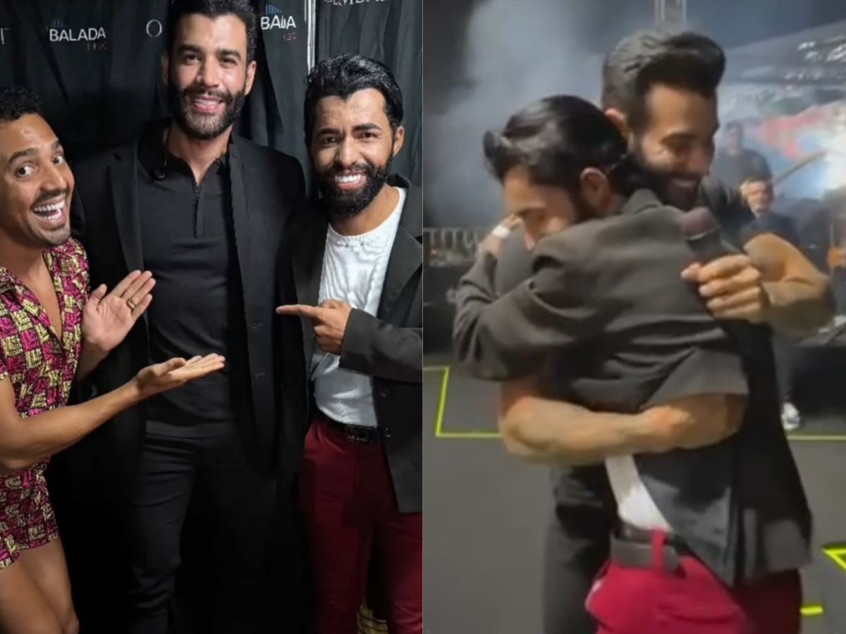 Embaixador em Dose Dupla! Gusttavo Lima Divide Palco com Sósia em Show na Bahia 1 embaixador em dose dupla gusttavo lima divide palco com sosia em show na bahia