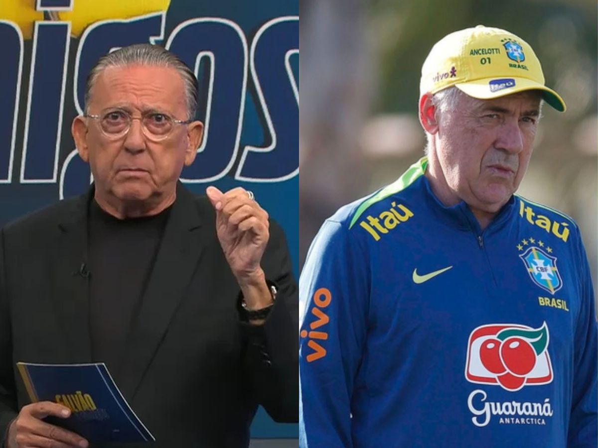 Galvão Bueno Elogia Estreia de Carlo Ancelotti na Seleção: Teve Coragem 1 galvao bueno elogia estreia de carlo ancelotti na selecao teve coragem